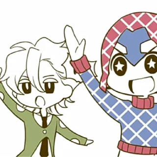 😄 emoji ジョジョスティック Telegram sticker 15 of 101