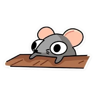 👂 emoji ꜝꜝмышьꜝꜝ >|< @minichelovechishka_08 Telegram sticker 11 of 41