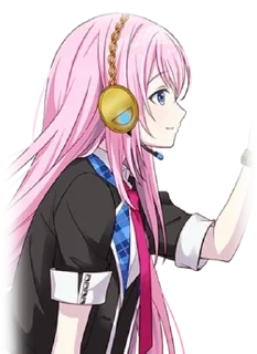 Sticker from Megurine Luka. | by: @arolinrs