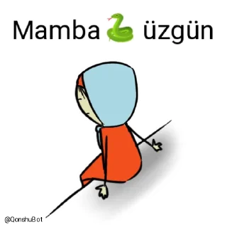 😓 emoji Mamba🐍 @Qonshubot Telegram sticker 11 of 31