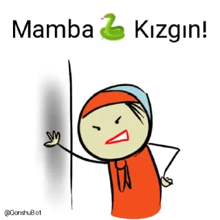 😡 emoji Mamba🐍 @Qonshubot Telegram sticker 16 of 31