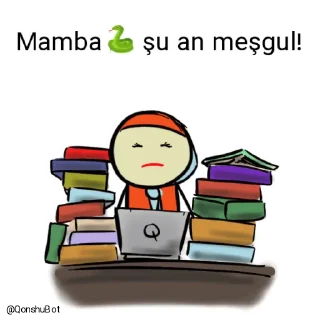 😖 emoji Mamba🐍 @Qonshubot Telegram sticker 24 of 31