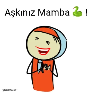 ❤️ emoji Mamba🐍 @Qonshubot Telegram sticker 7 of 31