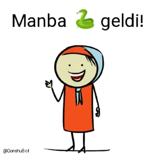 Sticker from Manba 🐍 @Qonshubot