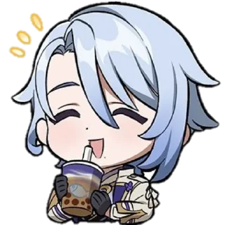 🧋 emoji Аято @KUKI_GAWW Telegram sticker 2 of 49