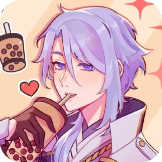 🧋 emoji Аято @KUKI_GAWW Telegram sticker 6 of 49