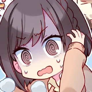Sticker from ena shinonome made by @vvennh