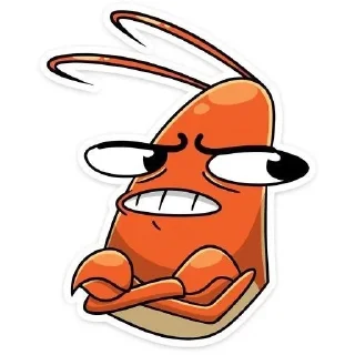 😘 emoji Креветка 🍤 by @offstikbot Telegram sticker 10 of 17