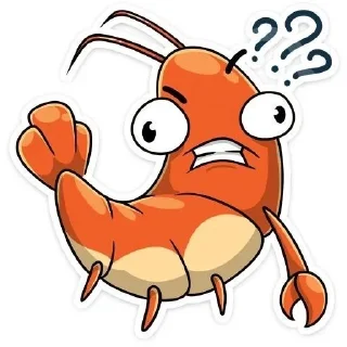 😡 emoji Креветка 🍤 by @offstikbot Telegram sticker 2 of 17