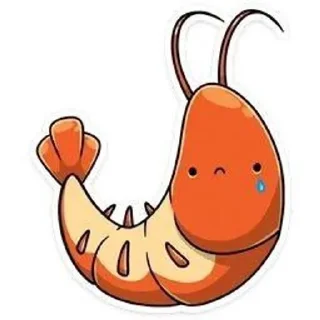 😈 emoji Креветка 🍤 by @offstikbot Telegram sticker 3 of 17
