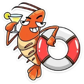 😘 emoji Креветка 🍤 by @offstikbot Telegram sticker 15 of 17