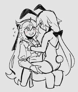 🐰 emoji women moments Telegram sticker 21 of 43