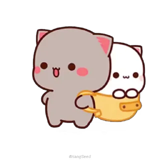 🥰 emoji Мы котики Telegram sticker 9 of 24