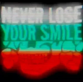 🌟 emoji NEVER LOSE YOUR SMILE Telegram sticker 17 of 40
