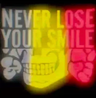 🌟 emoji NEVER LOSE YOUR SMILE Telegram sticker 21 of 40