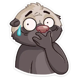 😅 emoji Медоед Хоня :: @stickroom Telegram sticker 24 of 48