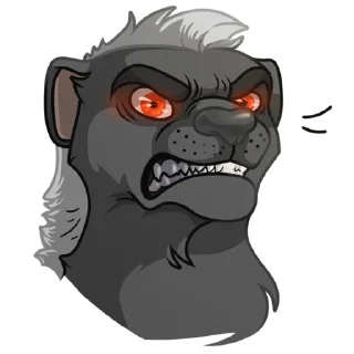 😡 emoji Медоед Telegram sticker 5 of 24
