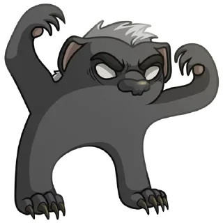 🦵 emoji Медоед Telegram sticker 12 of 24