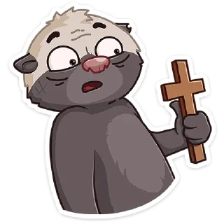 🙈 emoji Медоед Хоня :: @stickroom Telegram sticker 2 of 48