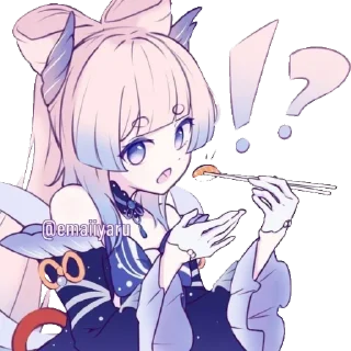 🤨 emoji Кокоми Telegram sticker 8 of 19