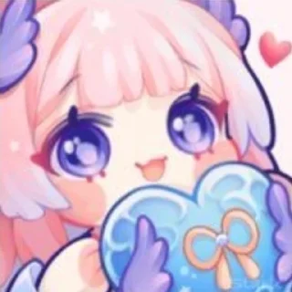 ❤️ emoji Кокоми Telegram sticker 1 of 19