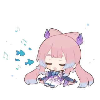 🎶 emoji Кокоми Telegram sticker 11 of 19