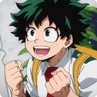 🤩 emoji izuku by itsunux @StickersPackRobot Telegram sticker 15 of 92
