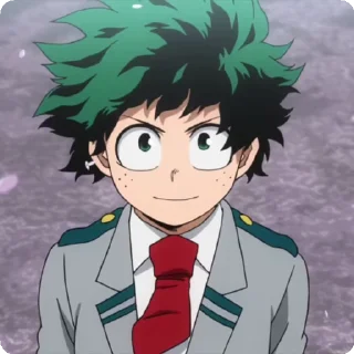 🙂 emoji izuku by itsunux @StickersPackRobot Telegram sticker 13 of 92