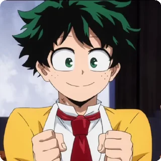🥹 emoji izuku by itsunux @StickersPackRobot Telegram sticker 20 of 92
