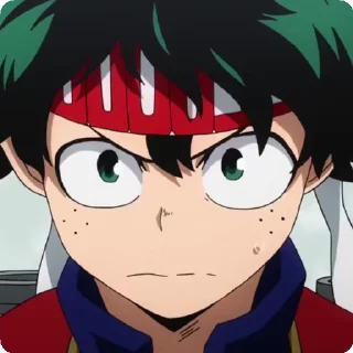 🤯 emoji izuku by itsunux @StickersPackRobot Telegram sticker 4 of 92