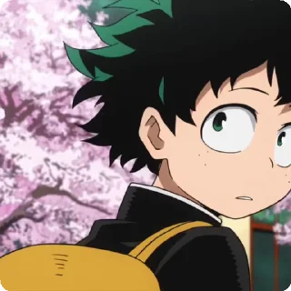😁 emoji izuku by itsunux @StickersPackRobot Telegram sticker 10 of 92