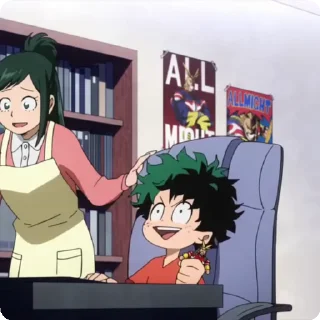 🤪 emoji izuku by itsunux @StickersPackRobot Telegram sticker 11 of 92
