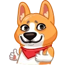 Sticker from Muffin the Corgi