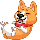 Sticker from Muffin the Corgi