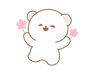 🍥 emoji 🍮  ⪨   ·— мишка !  @cute_stickers_emoji Telegram sticker 24 of 24