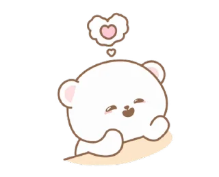 🍥 emoji 🍮  ⪨   ·— мишка !  @cute_stickers_emoji Telegram sticker 5 of 24