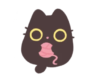 Sticker from 🍮  ⪨   ·— кисюля !  @cute_stickers_emoji