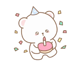 🍥 emoji 🍮  ⪨   ·— мишка !  @cute_stickers_emoji Telegram sticker 22 of 24