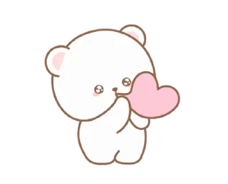 Sticker from 🍮  ⪨   ·— мишка !  @cute_stickers_emoji