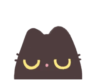 🐈‍⬛ emoji 🍮  ⪨   ·— кисюля !  @cute_stickers_emoji Telegram sticker 9 of 32