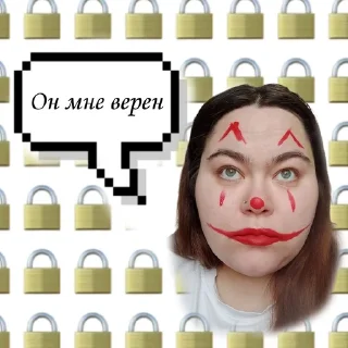 Sticker from Clown