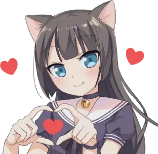 ❤️ emoji random @anime_stickerr Telegram sticker 14 of 28