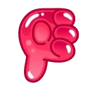 👎 emoji Gummy Bears Emoji @xkysluv Telegram sticker 21 of 37