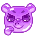 🤔 emoji Gummy Bears Emoji @xkysluv Telegram sticker 12 of 37