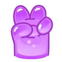 ✌️ emoji Gummy Bears Emoji @xkysluv Telegram sticker 22 of 37