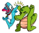 Sticker from Alligator Harold