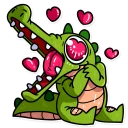 Sticker from Alligator Harold