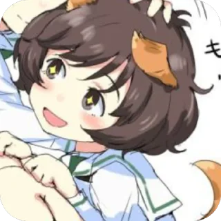 🫥 emoji Yukari Akiyama Telegram sticker 21 of 105