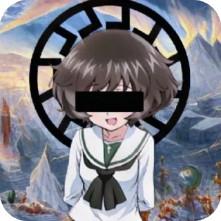 👏 emoji Yukari Akiyama Telegram sticker 8 of 105
