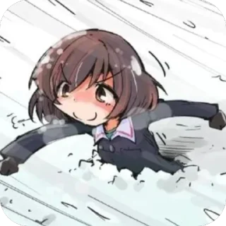 🥰 emoji Yukari Akiyama Telegram sticker 6 of 105
